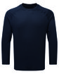 TriDri Unisex Panelled Long-Sleeve Tech T-Shirt french navy OFFront