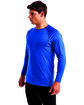 TriDri Unisex Panelled Long-Sleeve Tech T-Shirt royal ModelQrt