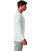TriDri Unisex Panelled Long-Sleeve Tech T-Shirt white ModelSide