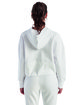 TriDri Ladies' Alice Half-Zip Hooded Sweatshirt white ModelBack