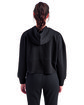 TriDri Ladies' Alice Half-Zip Hooded Sweatshirt black ModelBack