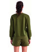 TriDri Ladies' Billie Side-Zip Sweatshirt olive ModelBack