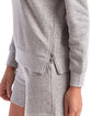 TriDri Ladies' Billie Side-Zip Sweatshirt heather grey FlatFront