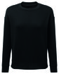 TriDri Ladies' Billie Side-Zip Sweatshirt black OFFront