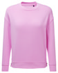 TriDri Ladies' Billie Side-Zip Sweatshirt light pink OFFront