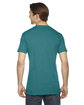 American Apparel Unisex Triblend USA Made Short-Sleeve Track T-Shirt TRI EVERGREEN ModelBack