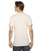 American Apparel Unisex Triblend USA Made Short-Sleeve Track T-Shirt TRI OATMEAL ModelBack