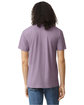 American Apparel Unisex Triblend Short-Sleeve Track T-Shirt tri storm ModelBack