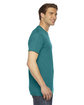 American Apparel Unisex Triblend USA Made Short-Sleeve Track T-Shirt TRI EVERGREEN ModelSide