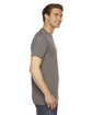 American Apparel Unisex Triblend USA Made Short-Sleeve Track T-Shirt TRI COFFEE ModelSide