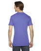 American Apparel Unisex Triblend Short-Sleeve Track T-Shirt TRI ORCHID ModelBack