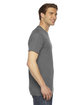 American Apparel Unisex Triblend Short-Sleeve Track T-Shirt  ModelSide