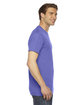 American Apparel Unisex Triblend Short-Sleeve Track T-Shirt TRI ORCHID ModelSide