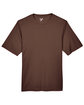Team 365 Men's Zone Performance T-Shirt sport dark brown FlatFront