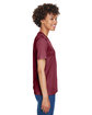 Team 365 Ladies' Sonic Heather Performance T-Shirt sp maroon hthr ModelSide