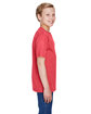 Team 365 Youth Sonic Heather Performance T-Shirt sp red heather ModelSide