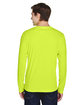 Team 365 Men's Zone Performance Long-Sleeve T-Shirt safety yellow ModelBack