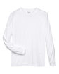 Team 365 Men's Zone Performance Long-Sleeve T-Shirt white FlatFront