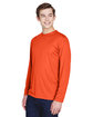 Team 365 Men's Zone Performance Long-Sleeve T-Shirt sport orange ModelQrt