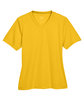 Team 365 Ladies' Zone Performance T-Shirt sp athletic gold FlatFront