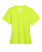 Team 365 Ladies' Zone Performance T-Shirt SAFETY YELLOW FlatFront