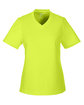 Team 365 Ladies' Zone Performance T-Shirt SAFETY YELLOW OFFront