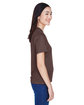 Team 365 Ladies' Zone Performance T-Shirt sport dark brown ModelSide