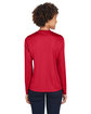 Team 365 Ladies' Zone Performance Long-Sleeve T-Shirt sport red ModelBack