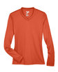 Team 365 Ladies' Zone Performance Long-Sleeve T-Shirt sport orange FlatFront