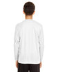 Team 365 Youth Zone Performance Long-Sleeve T-Shirt white ModelBack