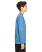 Team 365 Youth Zone Performance Long-Sleeve T-Shirt sport light blue ModelSide