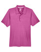 Team 365 Men's Charger Performance Polo sport chrty pink FlatFront