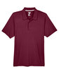Team 365 Men's Charger Performance Polo sport maroon FlatFront