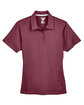 Team 365 Ladies' Charger Performance Polo sport maroon FlatFront