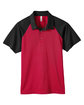 Team 365 Men's Command Snag-Protection Colorblock Polo sport red/ black FlatFront