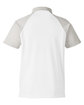 Team 365 Men's Command Snag-Protection Colorblock Polo white/ sp silver OFBack