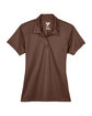 Team 365 Ladies' Command Snag Protection Polo sprt dark brown FlatFront