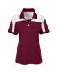 Team 365 Ladies' Victor Performance Polo sport maroon OFFront