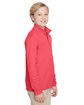 Team 365 Youth Zone Sonic Heather Performance Quarter-Zip SP RED HEATHER ModelQrt
