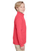 Team 365 Youth Zone Sonic Heather Performance Quarter-Zip SP RED HEATHER ModelSide