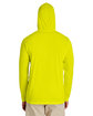 Team 365 Men's Zone Performance Hooded T-Shirt safety yellow ModelBack