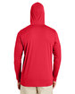 Team 365 Men's Zone Performance Hooded T-Shirt sport red ModelBack