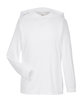 Team 365 Youth Zone Performance Hooded T-Shirt white OFFront