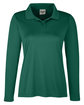 Team 365 Ladies' Zone Performance Long Sleeve Polo sport forest OFFront