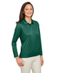 Team 365 Ladies' Zone Performance Long Sleeve Polo sport forest ModelQrt