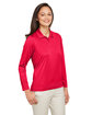 Team 365 Ladies' Zone Performance Long Sleeve Polo sport red ModelQrt