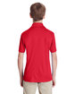Team 365 Youth Zone Performance Polo SPORT RED ModelBack