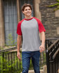 Team 365 Unisex Zone Colorblock Raglan T-Shirt  Lifestyle
