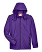 Team 365 Adult Conquest Jacket with Mesh Lining SPORT PURPLE FlatFront