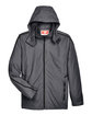 Team 365 Adult Conquest Jacket with Mesh Lining SPORT GRAPHITE FlatFront